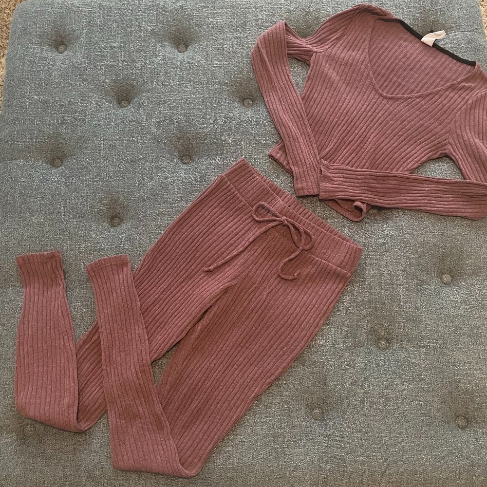 Windsor Ribbed PJ/Lounge Set